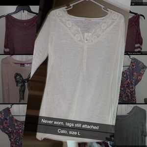 White long sleeve shirt